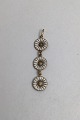 Georg Jensen 
Sterling Silver 
Marguerit 
(Daisy) Pendant