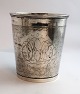 Large silver 
goblet. Silver 
master unknown. 
Engraving ...