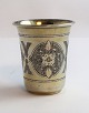Russia. Small 
silver goblet 
(84). Height 
4.5 cm. ...