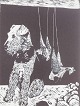 Birthe 
Kronkvist (b. 
1946)
Color 
lithograph with 
dog ...