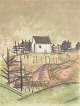 Anelise 
Søndergaard (b. 
1934)
Color 
lithograph.