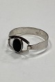 Israeli 
Bracelet in 
Sterling Silver 
with Black 
Stone