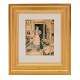 Paul Fischer, 
1860-1934, ink 
and water 
color. Maid in 
...