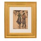 Paul Fischer, 
1860-1934, ink 
and water 
color. A couple 
...