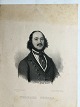 Ole Buus Larsen præsenterer: Litografi af Em. Bærentzen - Portræt af Operasanger Ferrari Stella 1843.