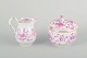 Meissen, “Pink 
Indian”
Sugar bowl and 
cream jug, 
early ...