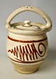 Pegasus – Kunst 
- Antik - 
Design 
presents: 
Antique 
Danish 
maternity pot 
in glazed red 
clay, 19th 
century.
