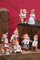 Royal Copenhagen, small cute Pixie elves in porcelain. Click on the picture for 
each individual elves...
