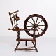 Antique 
Spinning Wheel 
- Hand Polished 
- Dark Wood - 
...