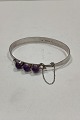 Danam Antik 
presents: 
Bracelet 
in Sterling 
Silver with 
Purple Stones 
from Santra 
Gold and Silver