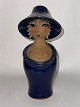 JACOB BANG: 
Ceramic figure 
of Woman In 
blue With hat