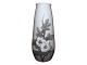 Royal Copenhagen 
Tall Art nouveau vase decorated with black berry flowers