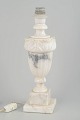 L'Art presents: Italian alabaster table lamp, mid-20th century.
