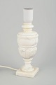 L'Art presents: Italian alabaster table lamp, mid-20th century.