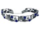 Åsa H. Olsson Sweden silver
Bracelet with blue stones from 1950
