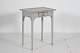 Danish 
Cabinetmaker
Antique side 
table
with gray 
paint
