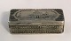 Small Russian 
silver box with 
niello 84 
(875). Length 8 
...