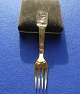 The little Match-Seller children's cutlery in Danish gold-plated solid silver. Fork