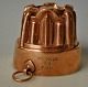 French copper 
cake mold, 19th 
century.