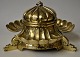 Pegasus – Kunst 
- Antik - 
Design 
presents: 
Large 
brass inkwell, 
art deco, circa 
1920, Denmark.
