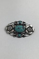 Danam Antik 
presents: 
Georg 
Jensen Sterling 
Silver Brooch 
No. 89 
(Turquoise)