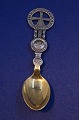 Antikkram 
presents: 
Michelsen 
Christmas spoon 
1920 of Danish 
gilt sterling 
silver