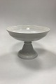 Royal Copenhagen White Fan Footed Bowl No. 11549