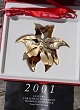 Antikkram 
presents: 
Georg 
Jensen 
Christmas 
Ornament 2001, 
Poinsettia

