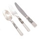 Aabenraa 
Antikvitetshandel 
presents: 
Johan 
Rohde for Georg 
Jensen Scroll 
Sterlingsilver 
cutlery. 6 
Knifes (L: ...