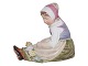 Royal Copenhagen Overglaze figurine
Girl from Zealand