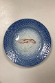 Bing and 
Grøndahl Blue 
Tone Fish Plate 
motif 5 Lobster 
...