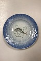 Bing and 
Grøndahl Blue 
Tone Fish Plate 
motif 9 Perch 
No. ...