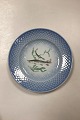 Bing and 
Grøndahl Blue 
Tone Fish Plate 
motif 4 Pike 
No. ...