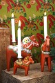 K&Co. presents: 
Old 
Swedish Dalar 
Horse Christmas 
candle holder 
with space 
for a small 
Christmas 
candle on ...