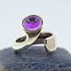 Antik 
Damgaard-
Lauritsen 
presents: 
Leif Bodh 
Have; Ring in 
sterling silver 
set with 
amethyst