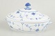 L'Art presents: Royal Copenhagen Blue Fluted Plain oval tureen with lid, 1962.