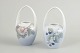 L'Art presents: Royal Copenhagen, Art Nouveau vases with handles, set of 2.