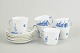 L'Art presents: Royal Copenhagen, Blue Flower Braided coffee cups, set of 6.
