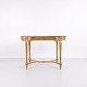 Osted Antik & Design presents: Antique Desk With Glass Top & Drawer – Gustavian/Louis XVI Style – Gilded Wood – ...