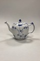 Danam Antik presents: Royal Copenhagen Blue Fluted Half Lace Teapot, large No. 612