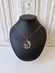 Karstens Antik presents: Necklace and pendant in silver, the pendant is designed as a forest with deer