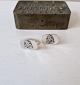 Karstens Antik presents: Cufflinks in sterling silver with the Engineer Regiment logo made by Hermann Siersbøl