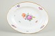 L'Art presents: Royal Copenhagen, Saxon Flower, oval serving dish.