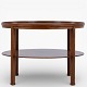 Roxy Klassik presents: Kaare Klint / Rud. Rasmussen.Round coffee table in patinated mahogany with ...