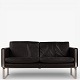 Roxy Klassik presents: Hans J. Wegner / Carl Hansen & SonCH 102 - 2-seater sofa in dark brown, patinated ...