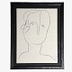 Roxy Klassik presents: Mogens Andersen.Original drawing in black frame. Signed. 1996.1 pc. in stock