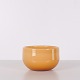 Osted Antik & Design presents: Glass Bowl – Palet – Yellow / Caramel – Michael Bang – Holmegaard