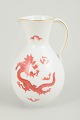 L'Art presents: Jug with Ming dragon, Meissen area.