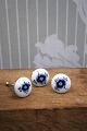 K&Co. presents: Old Blue Fluted porcelain handles / knobs from Royal Copenhagen for furniture. Dia.: 3cm.