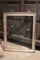 K&Co. presents: Antique 19th century wooden frame with old silver plating and a really nice patina. (with ...